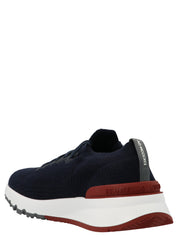 Brunello Cucinelli Blue Polyethylene Athletic Sneakers