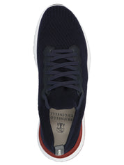 Brunello Cucinelli Blue Polyethylene Athletic Sneakers