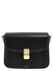 Black Cowhide Crossbody Bag