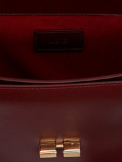 Bordeaux Cowhide Crossbody Bag