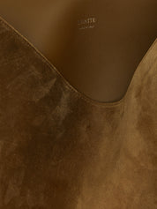 Brown Calfskin Tote Bag