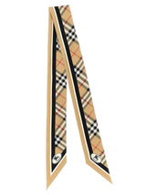 Beige Satin Foulard