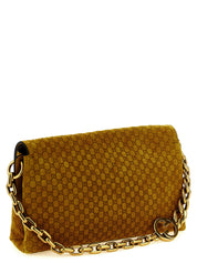 Bicolor Calfskin Shoulder Bag