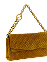 Bicolor Calfskin Shoulder Bag