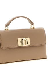 Furla Beige Calfskin Crossbody Bag