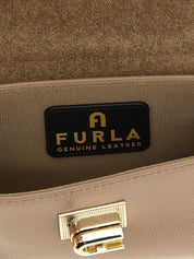 Furla Beige Calfskin Crossbody Bag