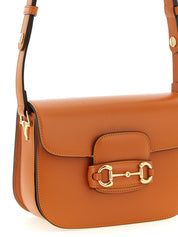 Orange Calfskin Shoulder Bag