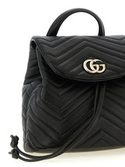 Black Lamb Leather Backpack