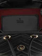 Black Lamb Leather Backpack