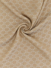 Beige Silk Scarf