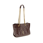 Saint Laurent Brown Calf Leather Bos Taurus Shoulder Bag