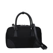 Black Fabric Handbag
