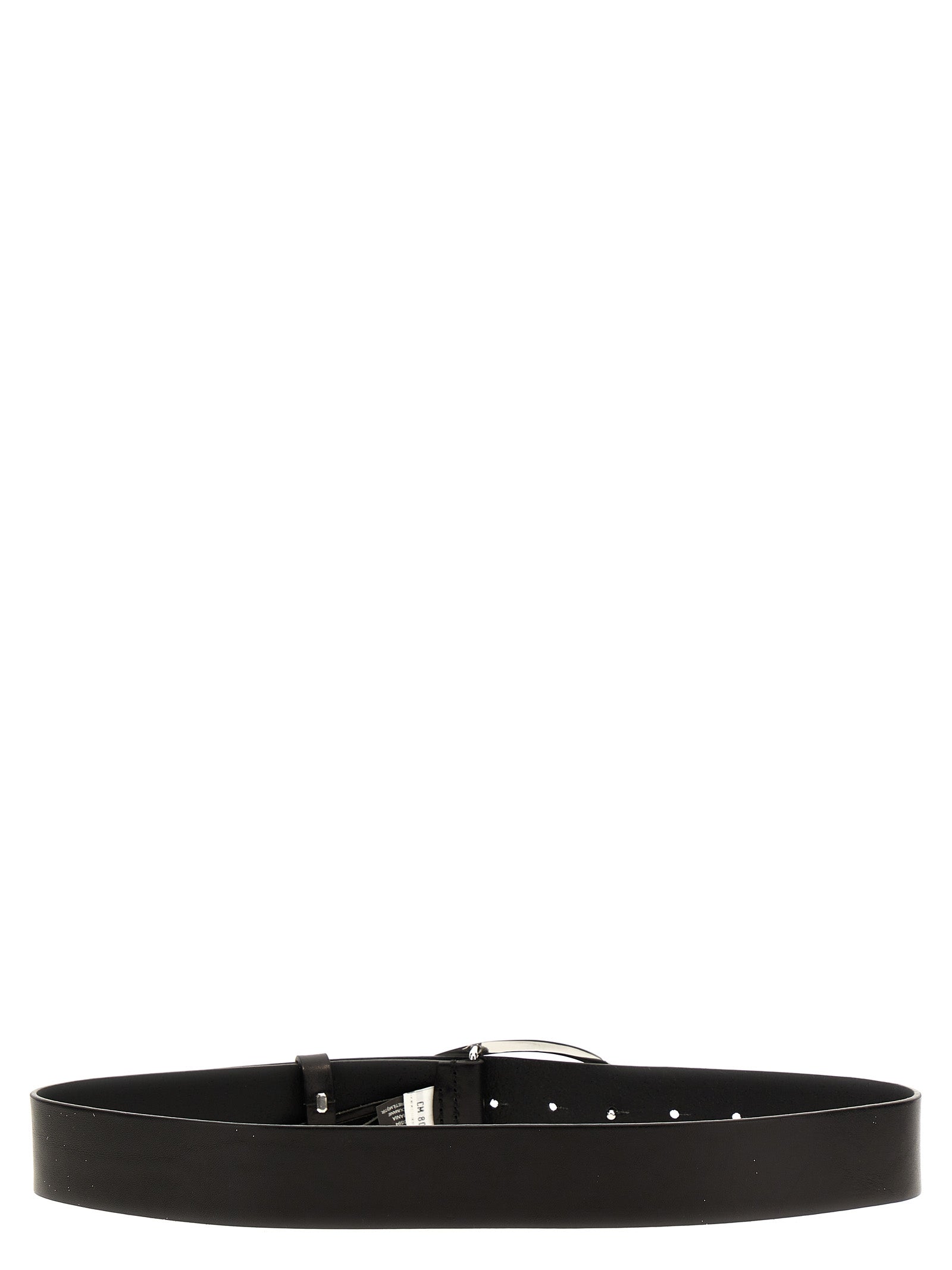 Black Other Fibres Regular Belt