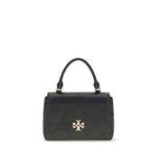 Tory Burch Black Calf Leather Bos Taurus Wallet