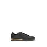 Black Calf Leather Bos Taurus Sneakers
