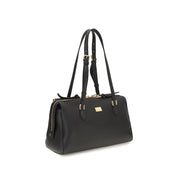 Black Calf Leather Bos Taurus Shoulder Bag