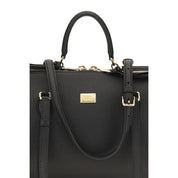 Black Calf Leather Bos Taurus Shoulder Bag