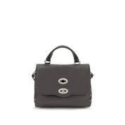 Gray Calf Leather Bos Taurus Handbag