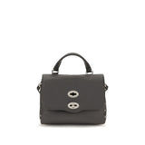 Gray Calf Leather Bos Taurus Handbag