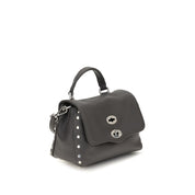 Gray Calf Leather Bos Taurus Handbag