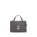 Gray Calf Leather Bos Taurus Handbag