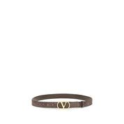 Valentino Garavani Brown Calf Leather Bos Taurus Belt