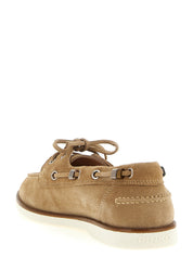 Beige Calfskin Moccassin