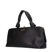 Black Raffia Handbag