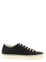 Brunello Cucinelli Black Calfskin Low Top Sneakers