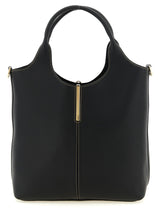 Black Calfskin Tote Bag