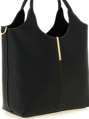 Black Calfskin Tote Bag