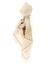 Beige Silk Scarf