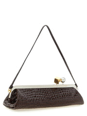 Brown Goatskin Clutch Bag