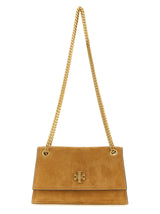 Brown Calfskin Shoulder Bag