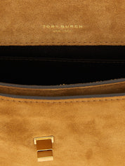 Brown Calfskin Shoulder Bag