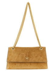 Brown Calfskin Shoulder Bag