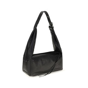 Black Leather Shoulder Bag