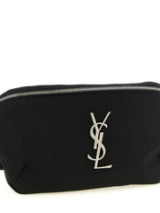 Saint Laurent Black Lamb Leather Crossbody Bag