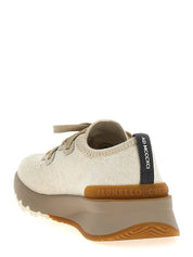 Brunello Cucinelli Beige Cotton Low Top Sneakers