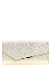 Gold Lamb Leather Clutch Bag