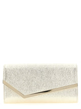 Gold Lamb Leather Clutch Bag