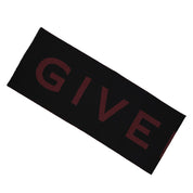 Black Virgin Wool Foulard