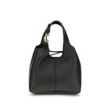 Black Calf Leather Bos Taurus Handbag