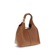 Brown Calf Leather Bos Taurus Handbag