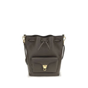 Brown Calf Leather Bos Taurus Backet Bag