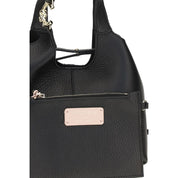 Black Calf Leather Bos Taurus Handbag