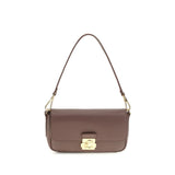 Brown Calf Leather Bos Taurus Shoulder Bag