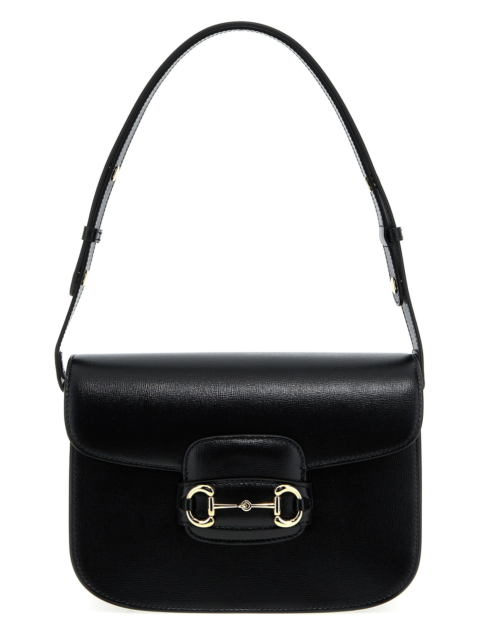Black Leather Shoulder Bag