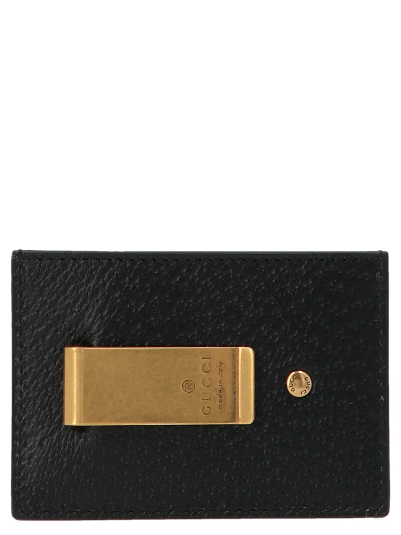 Portacarte Gucci in pelle di vitello nera