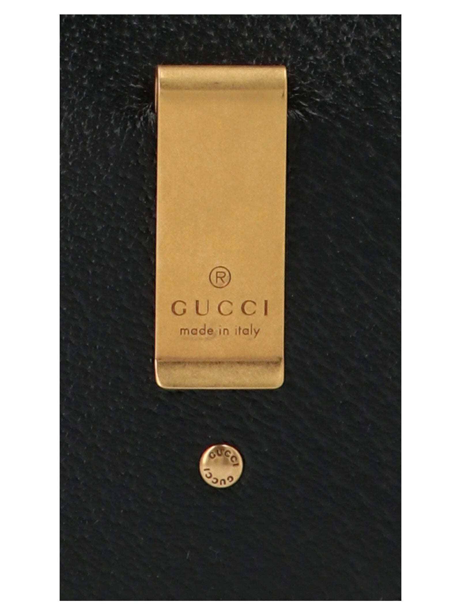 Portacarte Gucci in pelle di vitello nera